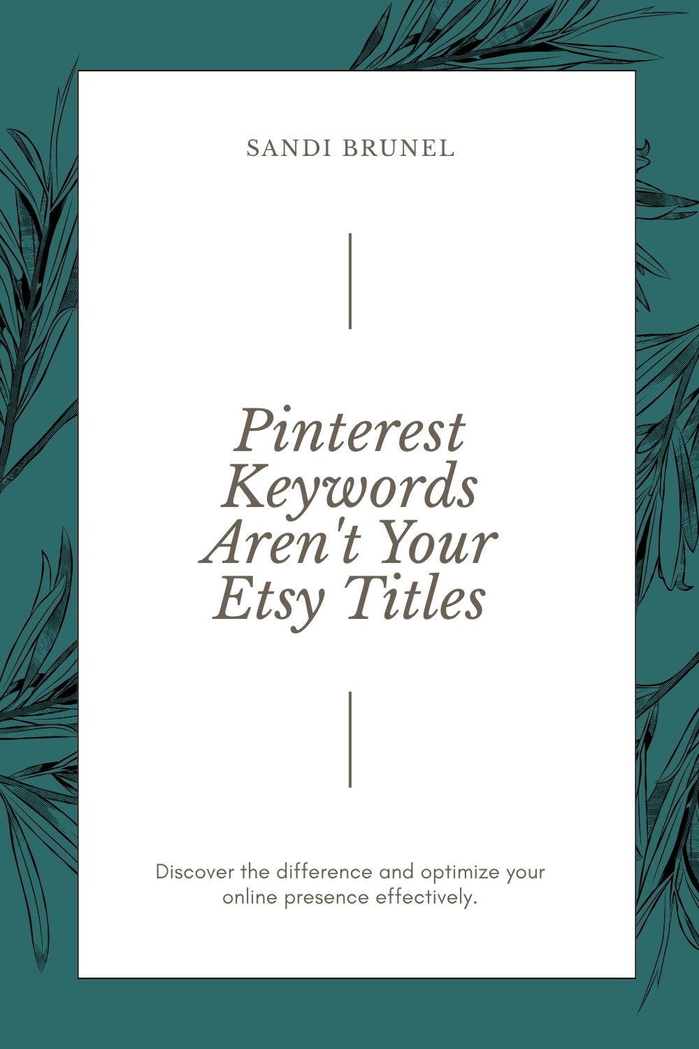 Pinterest Keywords Aren't Your Etsy Titles (Here's the Fix)